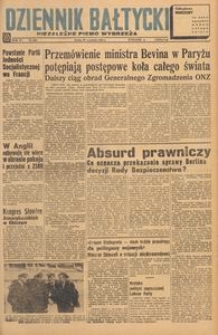 Dziennik Bałtycki, 1948, nr 269