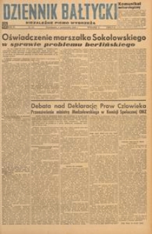 Dziennik Bałtycki, 1948, nr 274