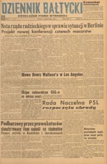 Dziennik Bałtycki, 1948, nr 275