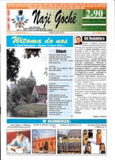 Naji Goch&euml; : dwumiesięcznik społeczno-kulturalny, 2003, nr 4