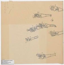 Koszalin - G&oacute;ra Chełmska, stan. 1. Plan szkielet&oacute;w na arze 5 [ew]