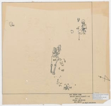 Koszalin - G&oacute;ra Chełmska, stan. 1. Rzut poziomy grob&oacute;w Ar 42 Ćw. A, warstwa I, głębokość 0-130