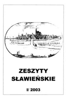 Zeszyty Sławieńskie, I/2003