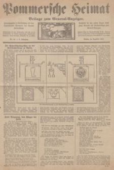 Pommersche Heimat. Beilage zum General-Anzeiger, 1913, Nr. 12