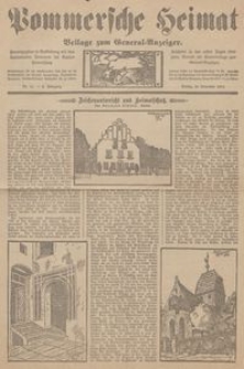 Pommersche Heimat. Beilage zum General-Anzeiger, 1913, Nr. 11