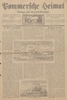 Pommersche Heimat. Beilage zum General-Anzeiger, 1913, Nr. 7