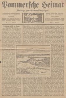 Pommersche Heimat. Beilage zum General-Anzeiger, 1913, Nr. 5