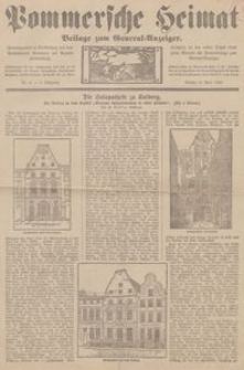 Pommersche Heimat. Beilage zum General-Anzeiger, 1914, Nr. 2
