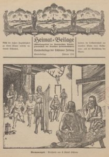 Heimat-Beilage (Mitteilungsblatt der Pommerschen Arbeitsgemeinschaft der Deutschen Heimathochschule). Sonderbeilage der Schlawer Zeitung