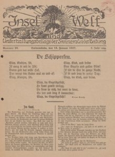 Insel und Welt. Unterhaltungsbeilage der Swinemünder Zeitung, 1927, Nr. 20
