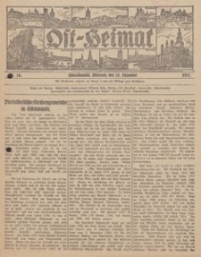 Ost-Heimat. Beilage zum Geselligen, 1927, Nr. 24