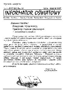Informator Oświatowy, 1997, nr 7/8