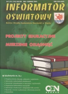 Informator Oświatowy, 2003, nr 3