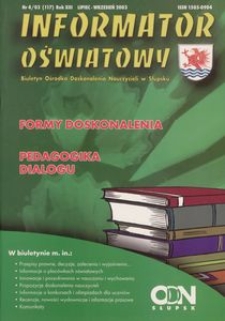 Informator Oświatowy, 2003, nr 4