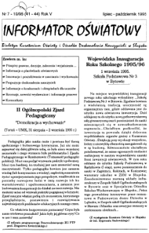 Informator Oświatowy, 1995, nr7/10