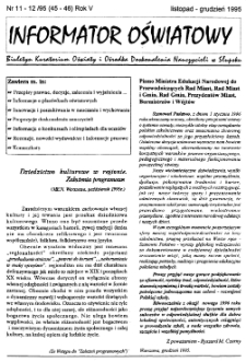 Informator Oświatowy, 1995, nr 11/12