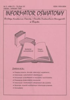 Informator Oświatowy, 1998, nr 3/4