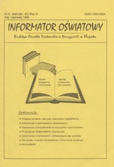 Informator Oświatowy, 1999, nr 5/6