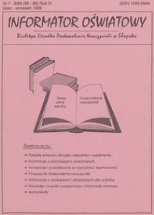 Informator Oświatowy, 1999, nr 7/9