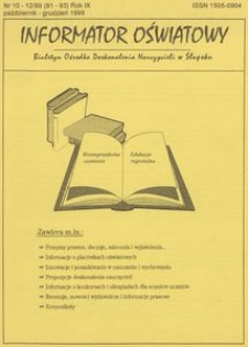 Informator Oświatowy, 1999, nr 10/12
