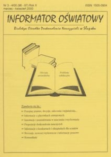 Informator Oświatowy, 2000, nr 3/4