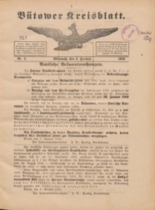 B&uuml;tower Kreisblatt 1910
