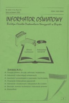 Informator Oświatowy, 2002, nr 4
