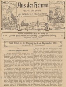 Aus der Heimat. Ernstes und Heiteres aus Vergangenheit und Gegenwart, 1911, Nr. 19