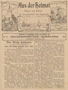 Aus der Heimat. Ernstes und Heiteres aus Vergangenheit und Gegenwart, 1911, Nr. 27