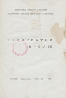 Informator, 1992, nr 8/9