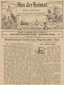 Aus der Heimat. Ernstes und Heiteres aus Vergangenheit und Gegenwart, 1911, Nr. 38