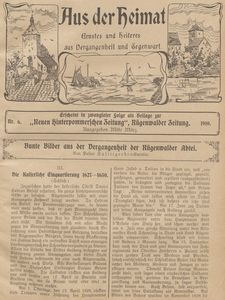 Aus der Heimat. Ernstes und Heiteres aus Vergangenheit und Gegenwart, 1910, Nr. 6