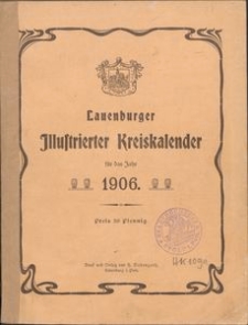 Lauenburger Illustrierter Kreiskalender für das Jahr 1906