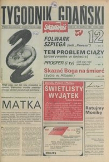 Tygodnik Gdański, 1991, nr 12