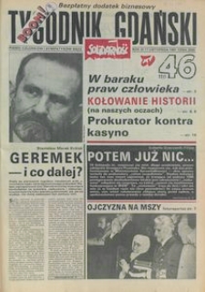 Tygodnik Gdański, 1991, nr 46