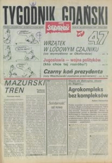 Tygodnik Gdański, 1991, nr 47