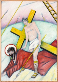 Droga krzyżowa. Stacja VII. Jezus upada po raz drugi