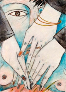 Obraz olejny - Dłonie