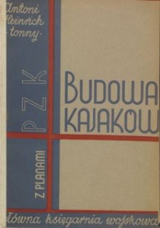 Budowa kajak&oacute;w