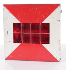 Akumulatorowa lampa sygnału końca pociągu z fotokom&oacute;rką