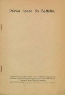 Prawa nasze do Bałtyku