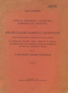 Sprawozdanie Komitetu Ekspert&oacute;w