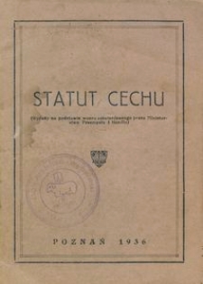 Statut Cechu Rzeźnicko-Wędliniarskiego