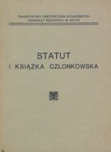 Statut i książka członkowska
