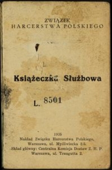 Książeczka Służbowa L. 8501