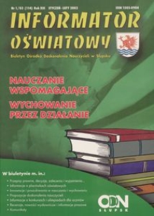 Informator Oświatowy, 2003, nr 1