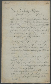 [Odpis statutu instytucji Jungfrauen-Kloster zu Stolp z 26.VII.1829 r.] [Rękopis]