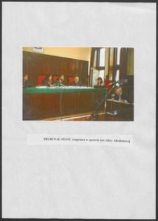 Kartka z albumu - Trybunał Stanu, rozprawa w sprawie tzw. Afery Alkoholowej