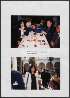 Kartka z albumu - Konferencja Pokojowa, Jałta 1997 r. Delegacja polska