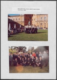 Kartka z albumu - Pielgrzymka Parlamentarzyst&oacute;w Watykan 2001